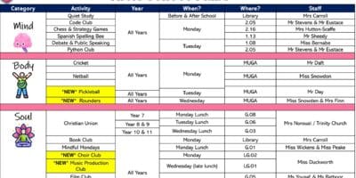 Summer Term Enrichment
